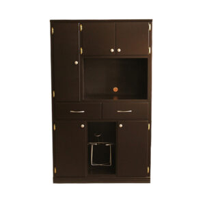  Kings Brand Furniture - Estantería giratoria de 3 niveles,  gabinete de almacenamiento multimedia, color negro : Hogar y Cocina