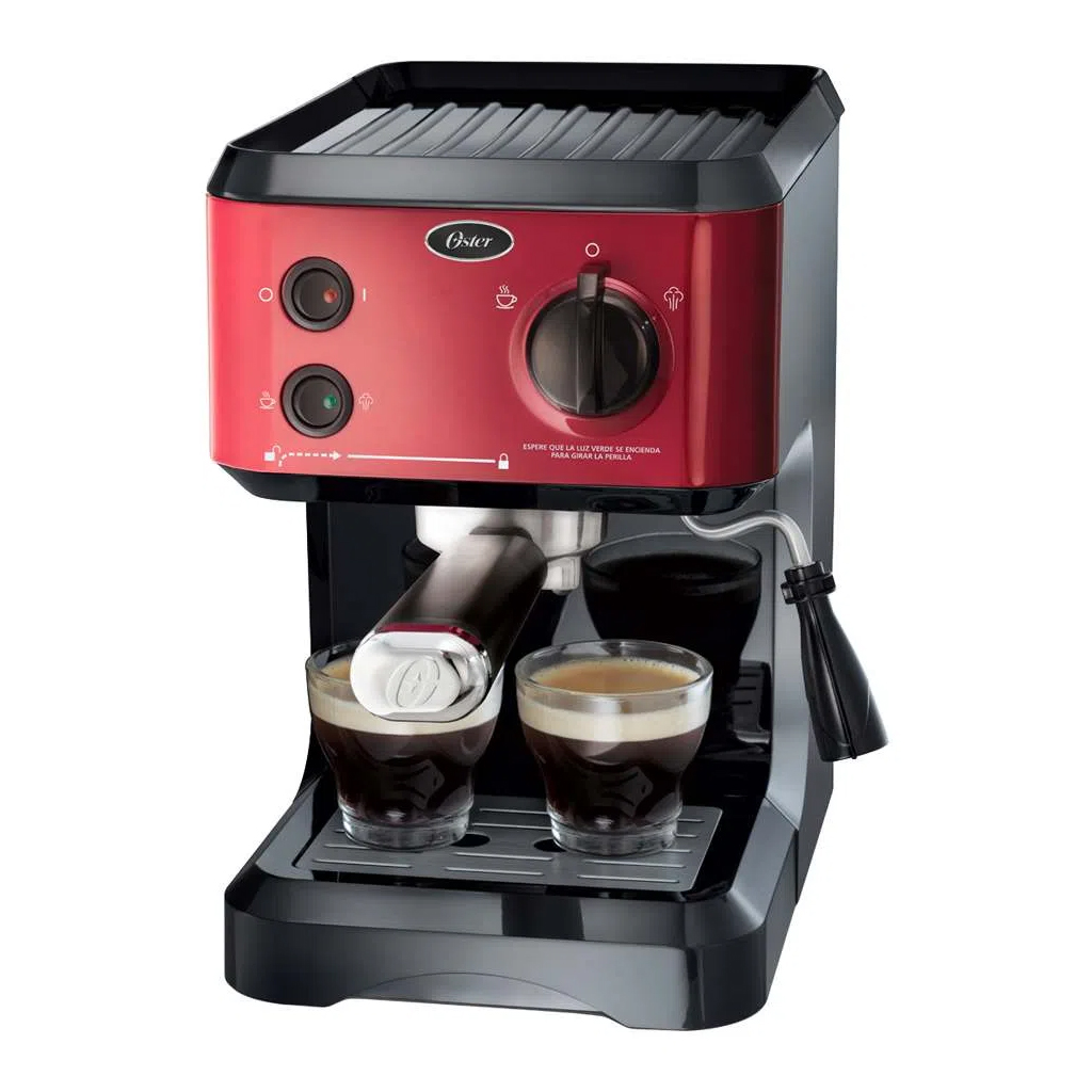 The best-selling product CAFETERA ESPRESSO OSTER ROJO-INOX BVSTECMP-65R, cafetera  oster 