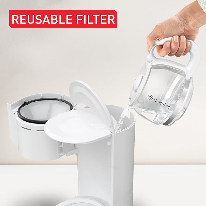 CAFETERA T-FAL CM-3211MX HELIORA PETIT 6 TAZAS BLANCA - Image 2