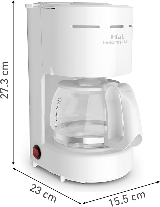 CAFETERA T-FAL CM-3211MX HELIORA PETIT 6 TAZAS BLANCA - Image 3