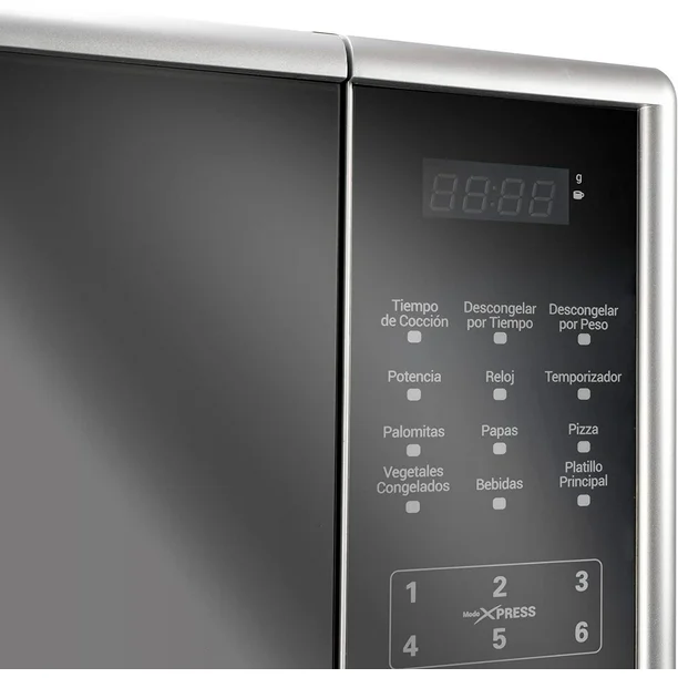 HORNO DE MICROONDAS MIRAGE MWD-031E, 1.1 ft3, SILVER - Image 3
