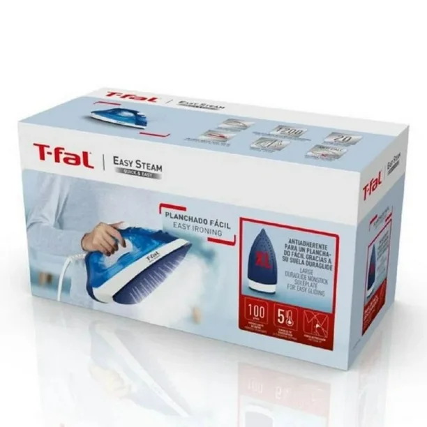 PLANCHA T-FAL FV-1941X0 EASY STEAM AZUL - Image 3