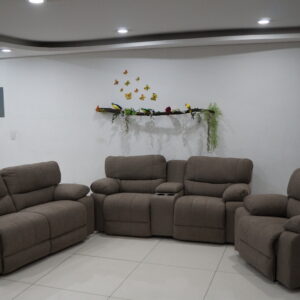SALA SAN ANDRES XELHA 2- 2- 1 CON 1 RECLINABLE