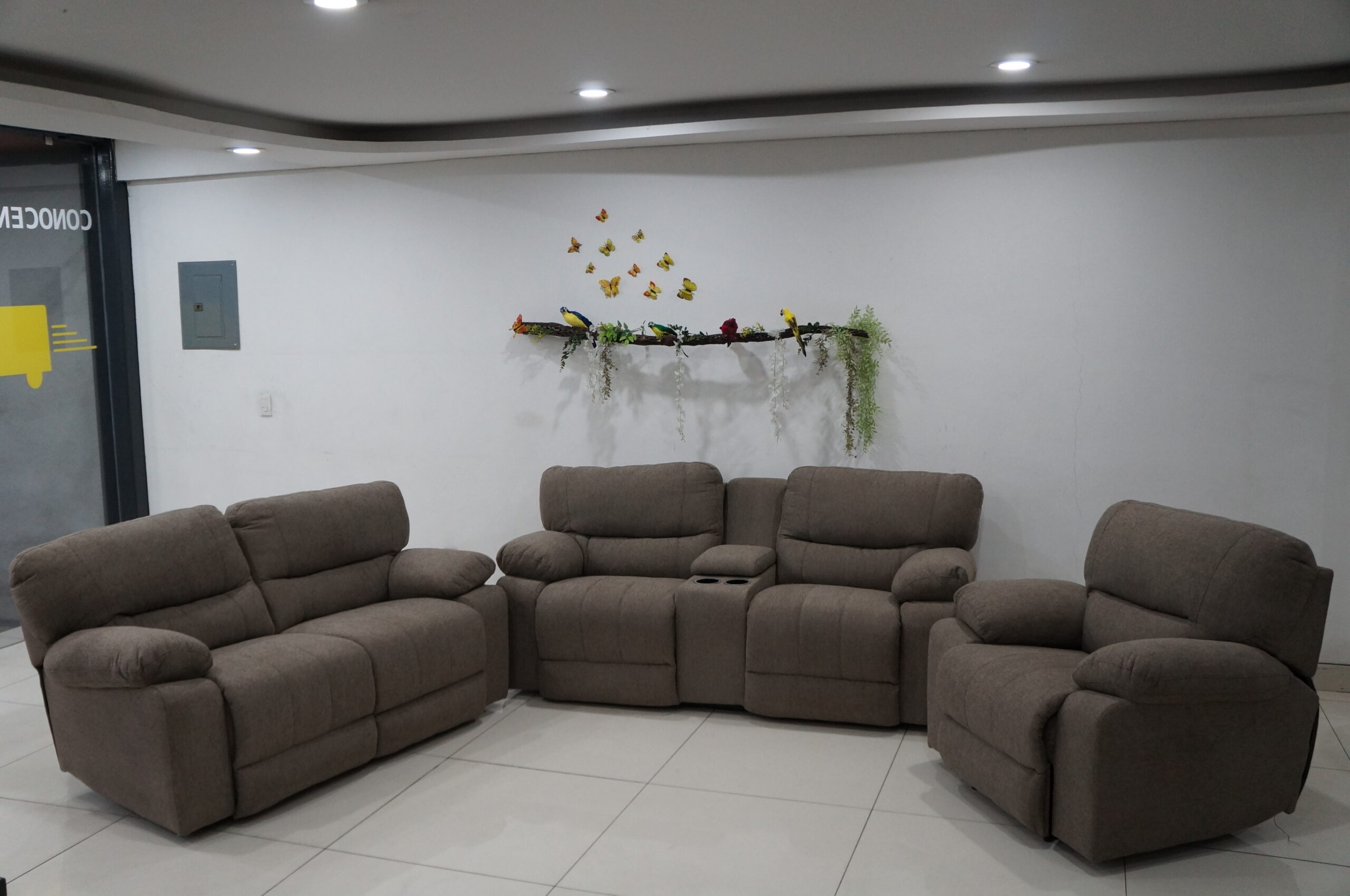 SALA SAN ANDRES XELHA 2- 2- 1 CON 1 RECLINABLE